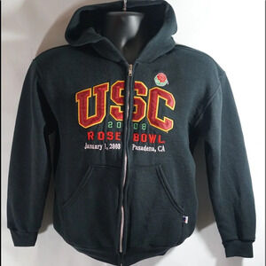 USC Rose Bowl Stitched & Embroidered Hoodie Size S